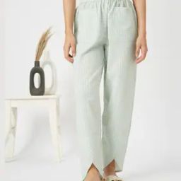 Women Checks Relaxed Fit Pants-image-24