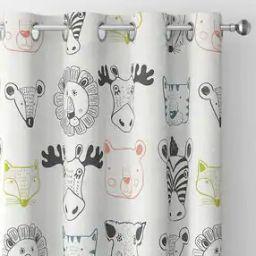 Set of 1 Graphic Print Door Curtain-image-39