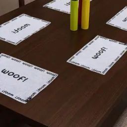 Pack of 6 Typographic Pattern Table Mats-47
