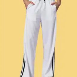 Men High Rise Stripes Track Pants -image-77