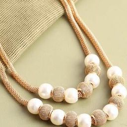 Beaded Short Necklace with Lobster Clasp-image-46