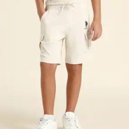 Boys Regular Fit Cargo Shorts-image-57