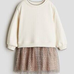 h&m Girls Round Neck Skater Dress-picture-17