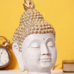 Decorative Buddha Head Polyresin Showpiece-47
