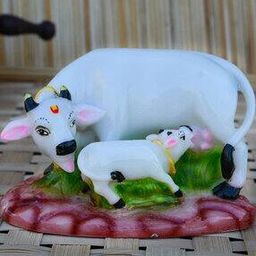 Polyresin Decorative Cow and Calf Statue-image-53
