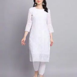 Embroidered Straight Kurta-29