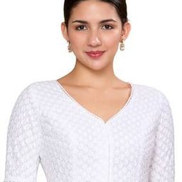Women Embroidery Front Open Blouse-43