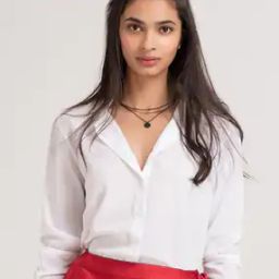 Button-Down Shirt with Cuffed Sleeves-picture-6