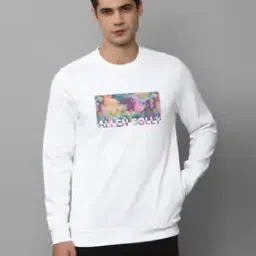 Men Graphic Print Regular Fit Crew-Neck Sweatshirt-image-83