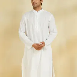 Women Relaxed Fit Embroidery Long Kurta-37