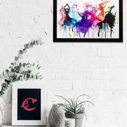 Abstract Colorful Women Wall Art Painting-18