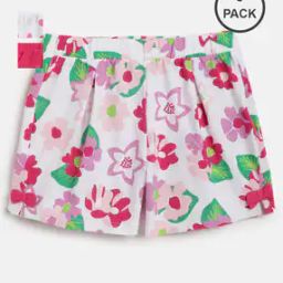 Pack of 3 Girls Regular Fit Shorts-16