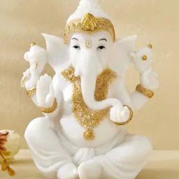 Dhayana Duri Polyresin Sitting Ganesha Figurine-image-58