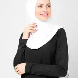 Hijab Scarf with Interlocked Hem-picture-22