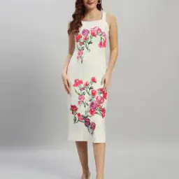 attire empire Women Floral Print Bodycon Dress-picture-27