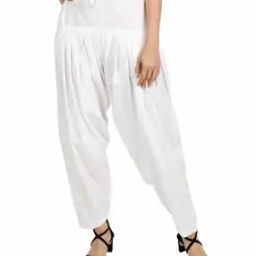 Women Patiala Pants with Drawstring Waist-picture-4