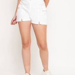 High-Rise Cargo Shorts-image-3