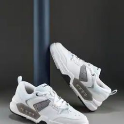 Men Lace-Up Sneakers with Round Toes-18