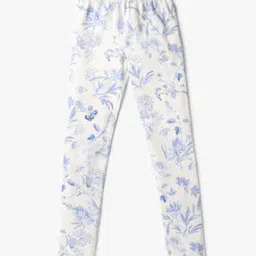 Floral Printed Mid-Rise Knitted Leggings-image-99