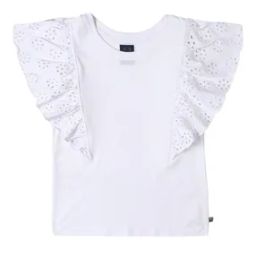Girls Schiffli Embroidered Regular Fit Top-image-48