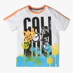 Boys Graphic Print Slim Fit Crew-Neck T-Shirt-picture-36