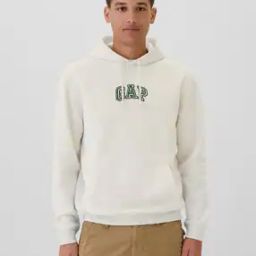 Men Regular Fit Hoodie with Brand Print-image-11