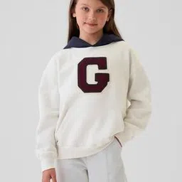 Boys Logo Embroidered Relaxed Fit Hooded Sweatshirt-image-59