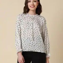Women Polka-Dot Print Regular Fit Top-image-27