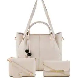 Textured Shoulder Bag with Zip Closure-25