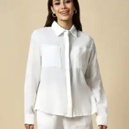 Women Regular Fit Textured Shirt-image-40
