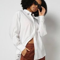 Women Loose Fit Shirt with Patch Pocket-image-65