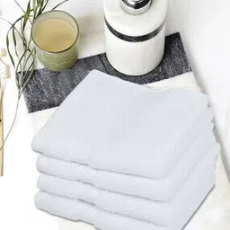 Set of 4 Cotton Face Towels-image-57