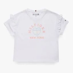 Girls BG Heart Print Regular Fit Round-Neck T-Shirt-image-44