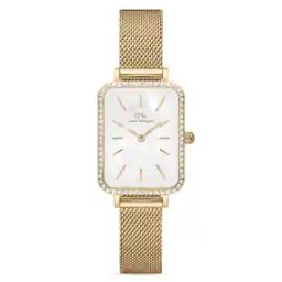 Women Square Dial Stainless Steel Analogue Watch- DW00100668K-image-8