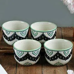 Set of 4 Ceramic Curry Bowls-image-40