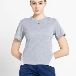 Women Colourblock Tailored Fit Crew-Neck T-Shirt-picture-25