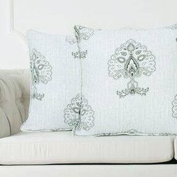 Set of 2 Printed Cushion Covers 12" x 12"-22