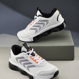 Men Round-Toe Running Shoes with Lace Fastening-35