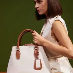 Women Satchel with Detachable Strap-image-44