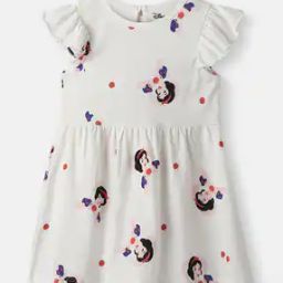 Graphic Print Fit & Flare Dress-47