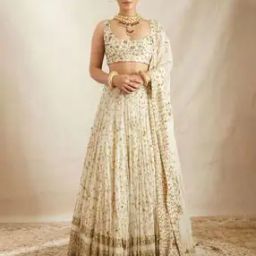 Women Embroidery Lehenga Choli Set with Dupatta-picture-22