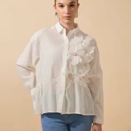 Women Floral Print Relaxed Fit Shirt-image-74