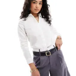 Women Long Sleeve Fitted Shirt-image-79