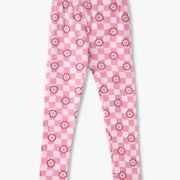 Girls Floral Print Leggings with Elasticated Waist-image-31