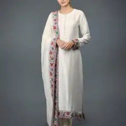 Women Straight Kurta with Pants & Dupatta Set-image-88