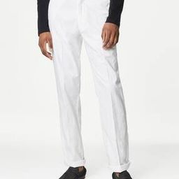 Men Regular Fit Flat-Front Chinos-image-45