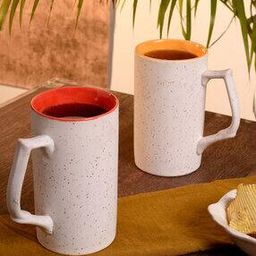 Set of 2 Stoneware Beer Mug-image-34