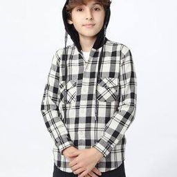 Boys Checks Regular Fit Shirt-image-51