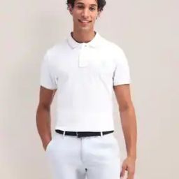 Men Slim Fit Polo T-Shirt with Logo Embroidery-picture-32