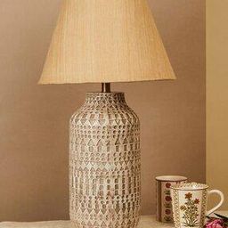 Etched Ceramic Table Lamp-image-37